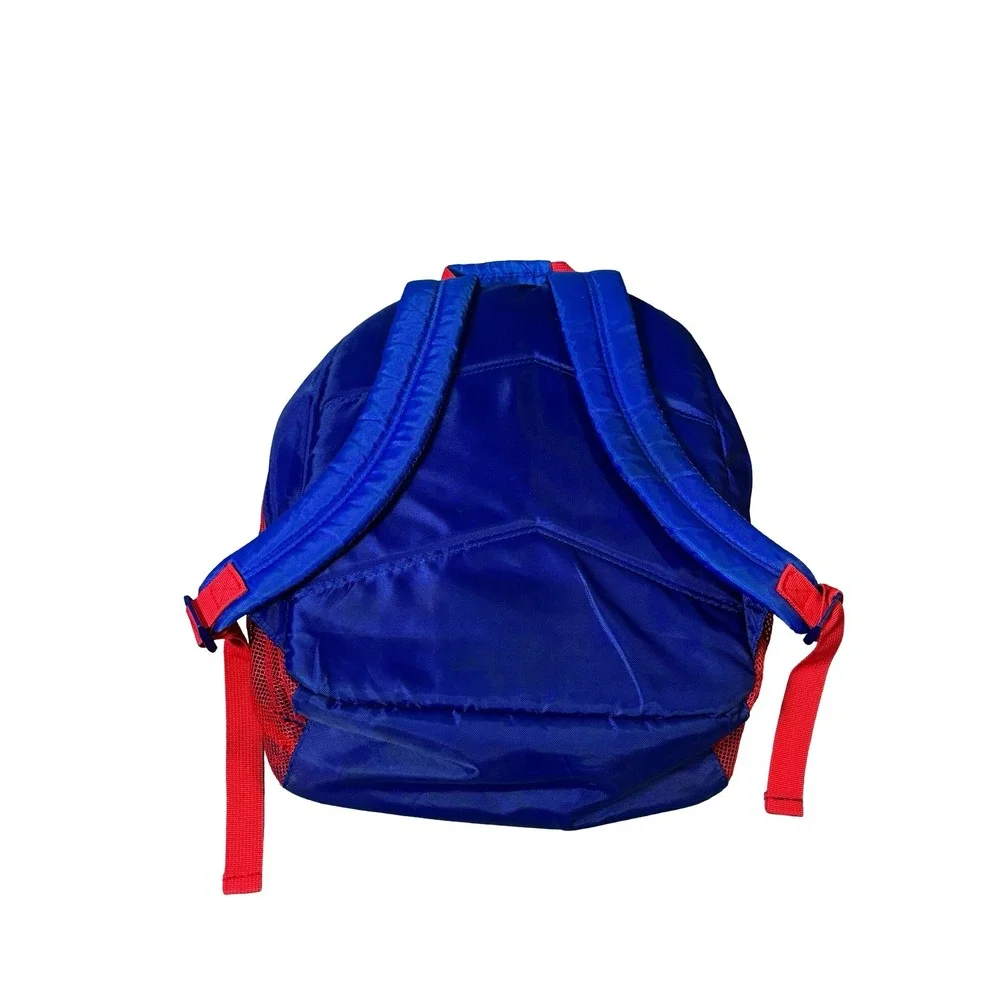 Disney Cars Lightning McQueen Super Speed 95 Blue Kids Backpack 15in Polyester